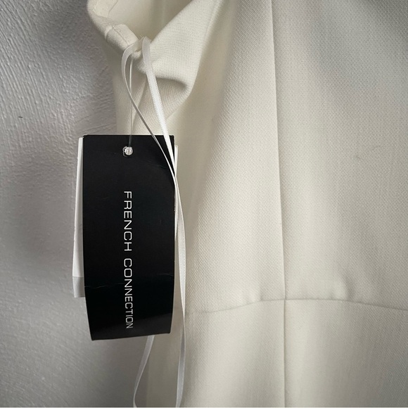 NWT French Connection Pom Pom Mini Dress size 6 no flaws white - Picture 6 of 16